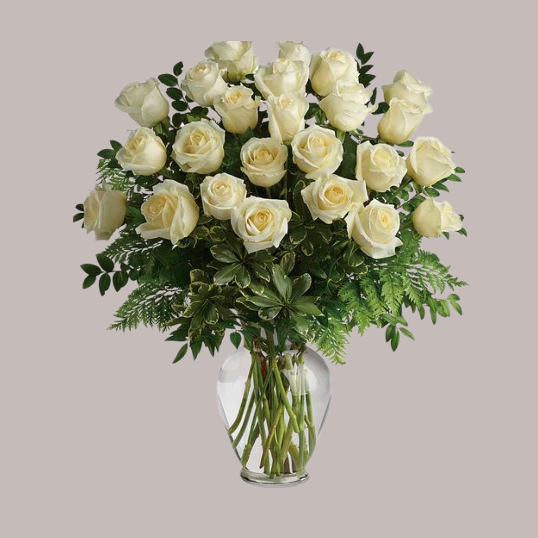 Ivory Roses Bouquet
