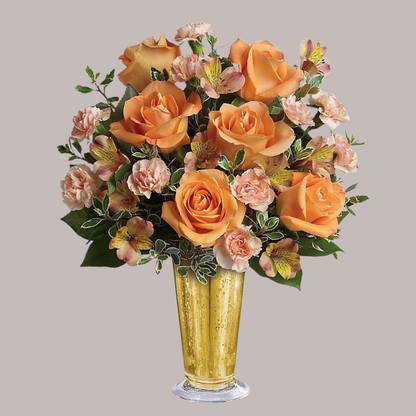 Warm Embrace- Orange Roses